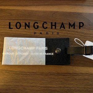 Longchamp Leather Card Holder & Keychain NWT